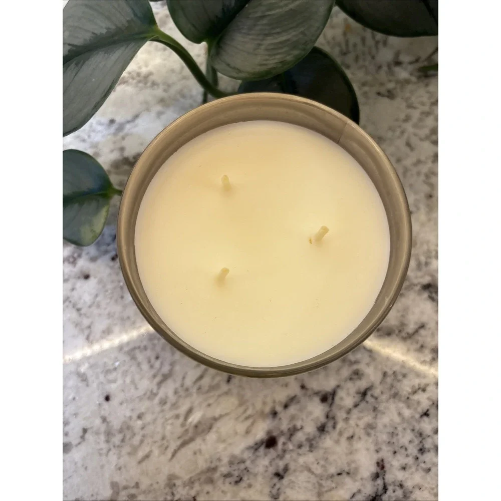 NEW 1 BATH & BODY WORKS COTTON CANDY CHAMPAGNE LARGE SCENTED‎ 3-WICK 14.5 CANDLE - Picture 5 of 11